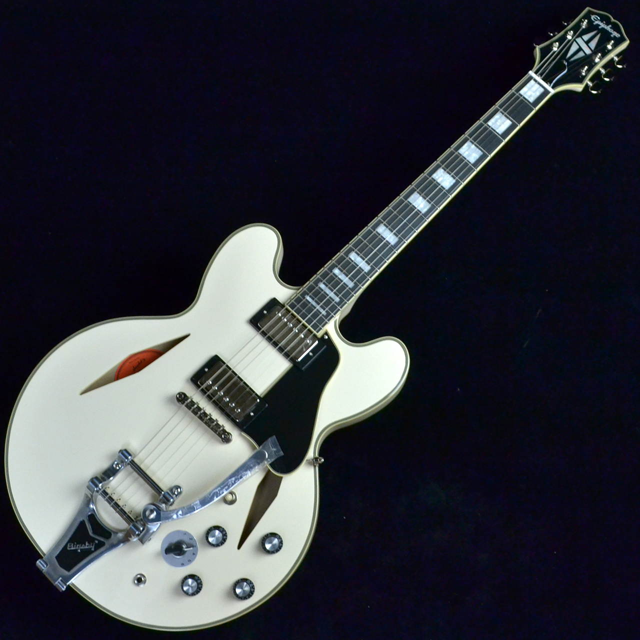 生形 真一氏 最新シグネチャーモデル!文句無しにカッコいい一本です！Epiphone Ubukata ES-355 Ver.02 Classic White 