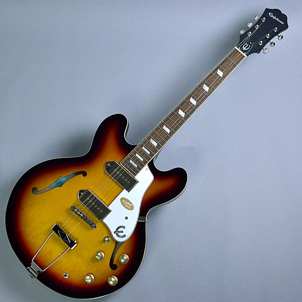 ビートルズのジョン・レノンと言えばこのモデル！Epiphone Casino Vintage Sunburst