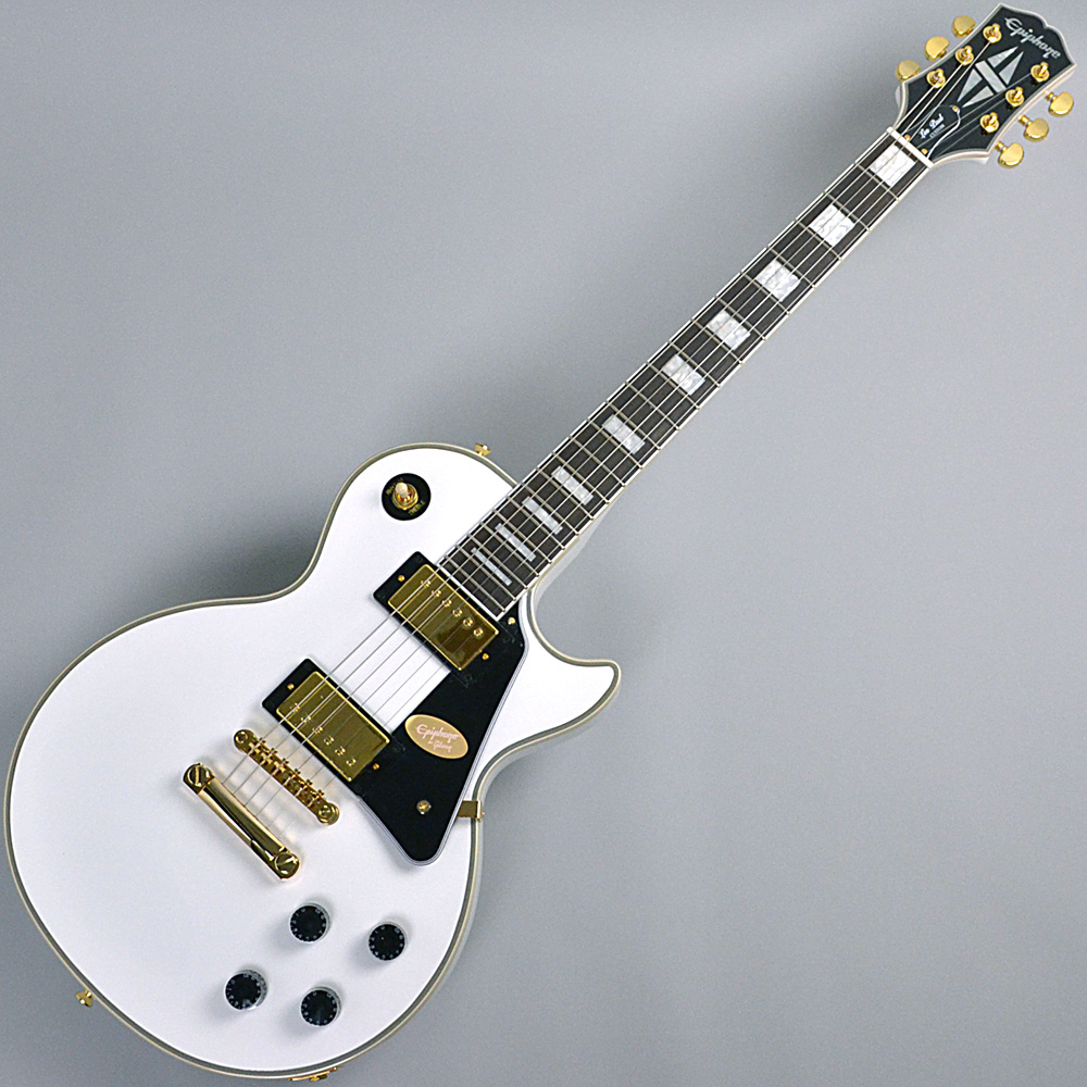 白いレスポールカスタムはパンクの象徴！Epiphone Les Paul Custom Alpine White
