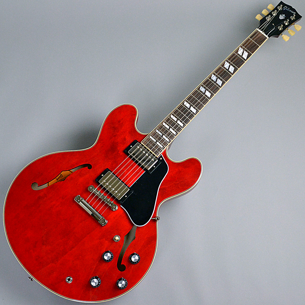 マルチバインディングにスプリット・パラレログラム・インレイがES-335とは違う事を主張Gibson ES-345【Sixties Cherry】