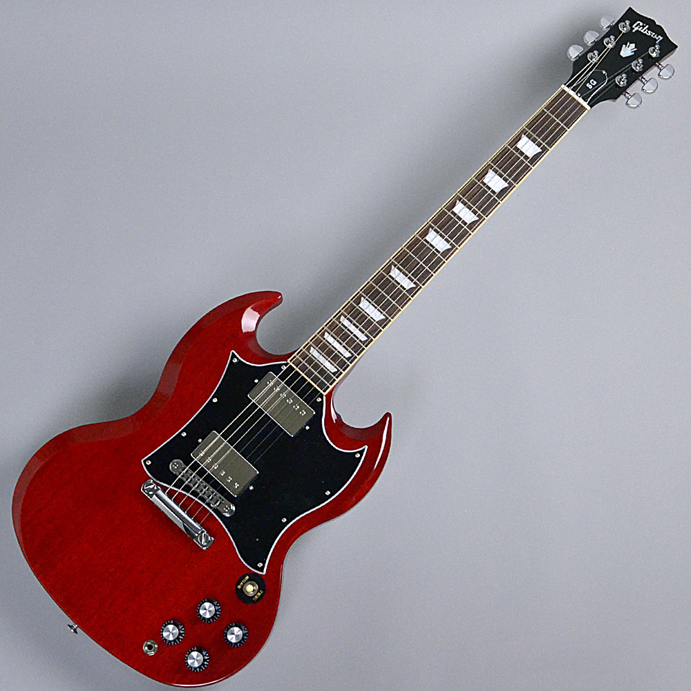 60年代後期を彷彿させるクラシックなデザインと仕様を纏った現行SGスタンダードGibson SG Standard Heritage Cherry