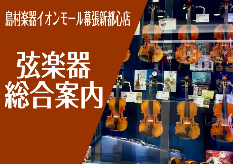 CONTENTSはじめてのヴァイオリン選び、ぜひお任せください！ヴァイオリン基礎知識バイオリンセットラインナップ分数ヴァイオリンの選び方分数バイオリンのラインナップバイオリン教室開講中！はじめてのヴァイオリン選び、ぜひお任せください！ ヴァイオリンは楽器の中でも、価格が数万円～数十億円ととても幅が広 […]