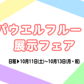 【10/11~10/13の3連休限定】パウエル展示イベント開催！