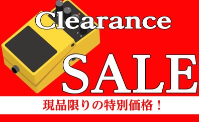 【クリアランスセール】現品限り！展示品マルチエフェクター大幅値下げ中！【セブンパーク天美店】
