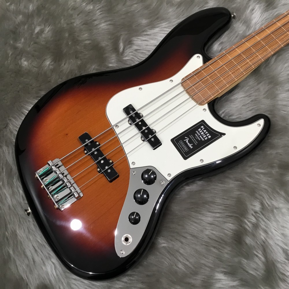 Player Jazz Bass Fretless, Pau Ferro Fingerboard (3TS)※フレットレスベース