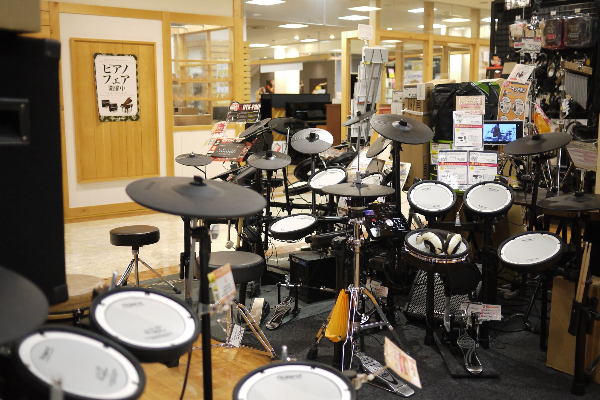 電子ドラム 島村楽器 松本店 ラインナップ！