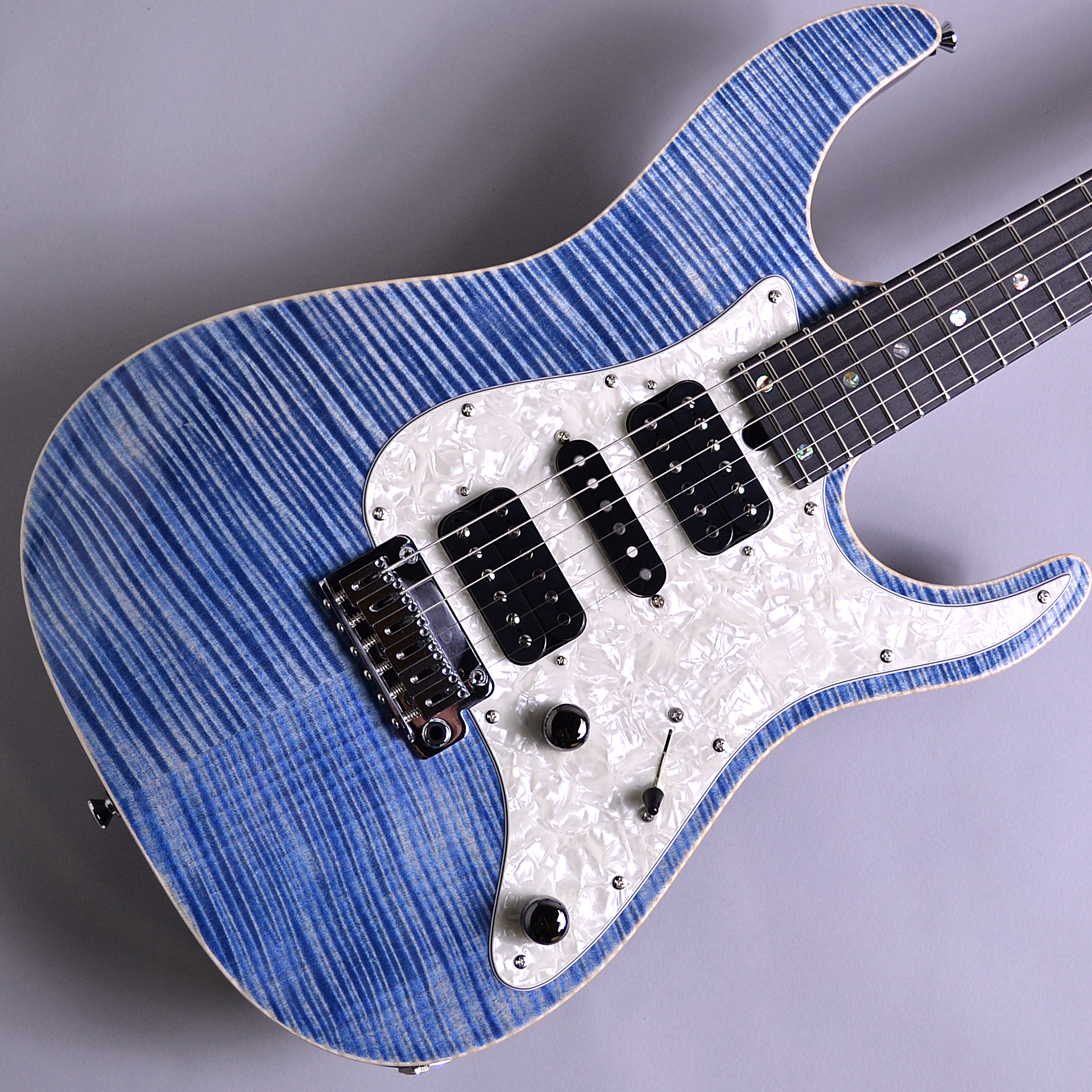 【SOLD】T’s Guitars DSTC-Pro24 Flame TranceBlueDenim