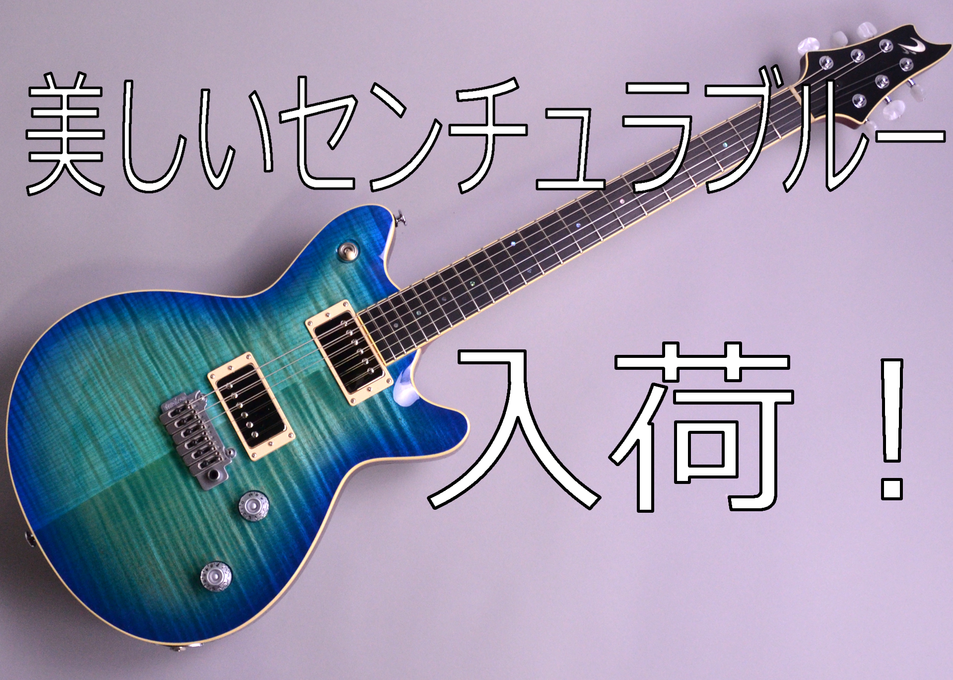 【入荷情報】T’s Guitars Arc-STD/VS100N Centurablue