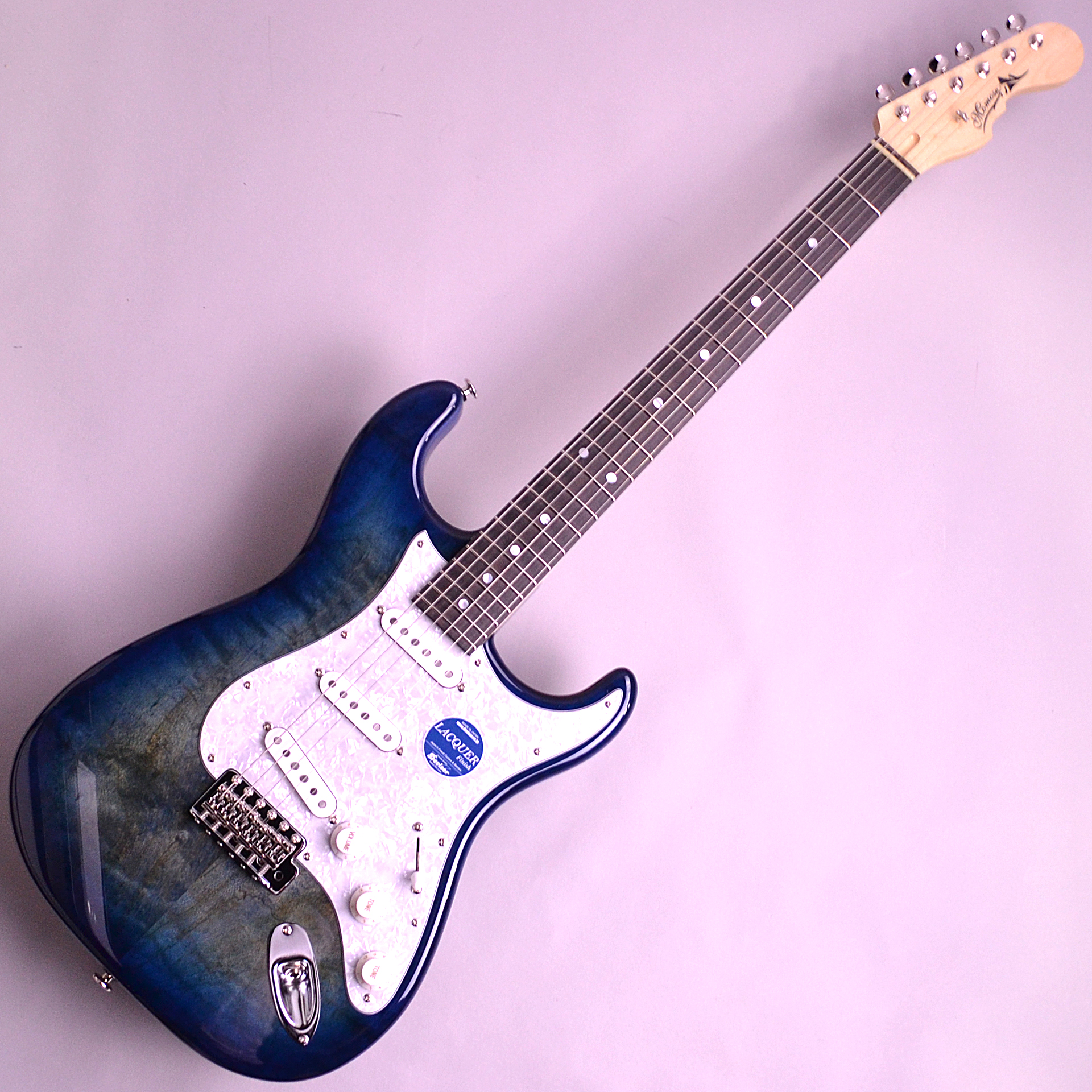 限定生産エレキギターmomose MC-SAKURA EX DarkBlueBurst