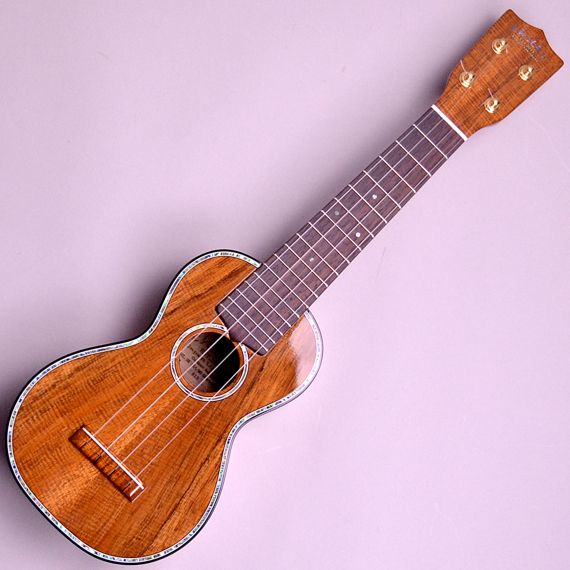 ソプラノウクレレ (当店オーダー／限定仕様)tkitki ukulele HK-S5A/MS Selected #613 (B級特価品(ボディエンド打痕))