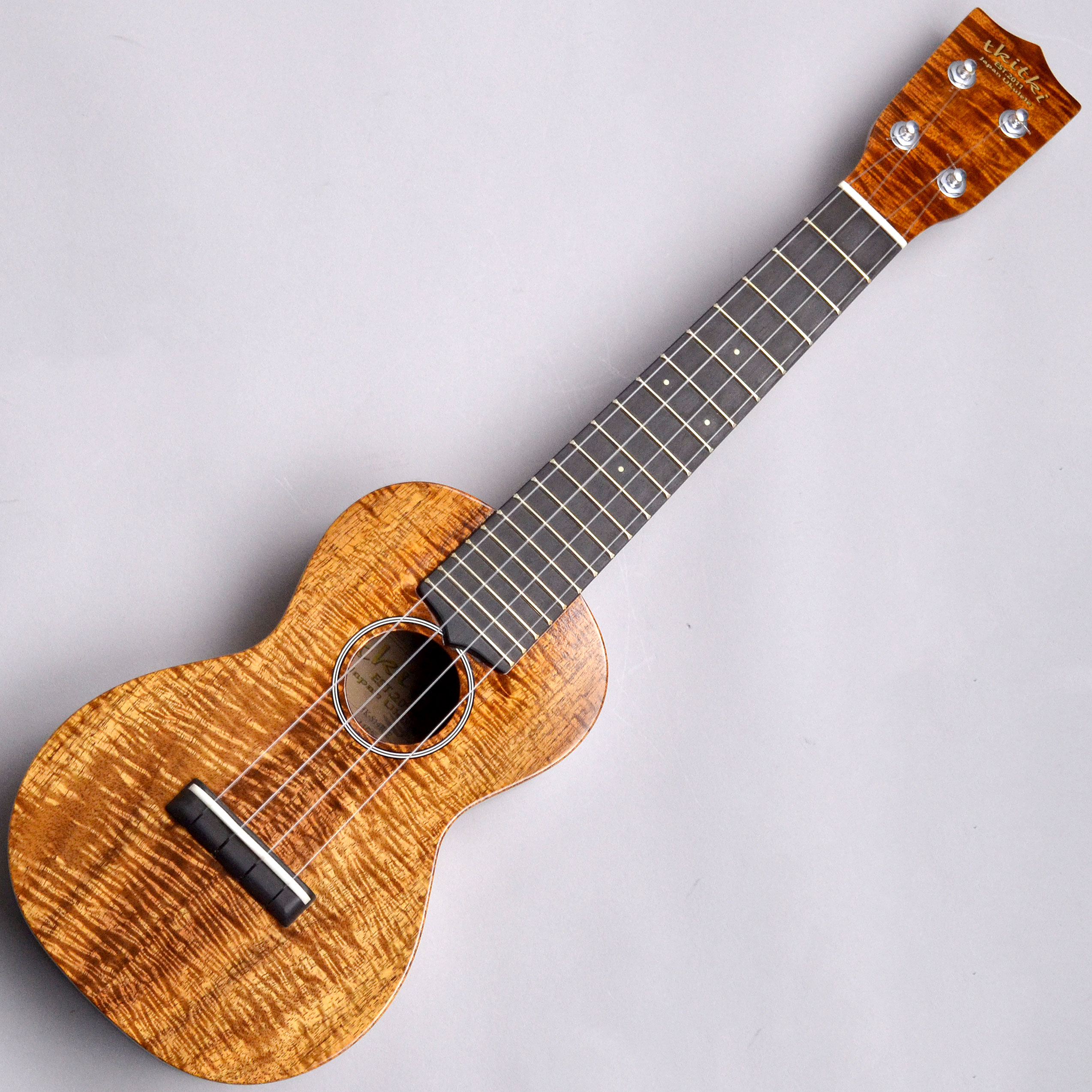 ソプラノロングネックウクレレ (14Fジョイント／R指板)tkitki ukulele HK-S5A E14R #1153