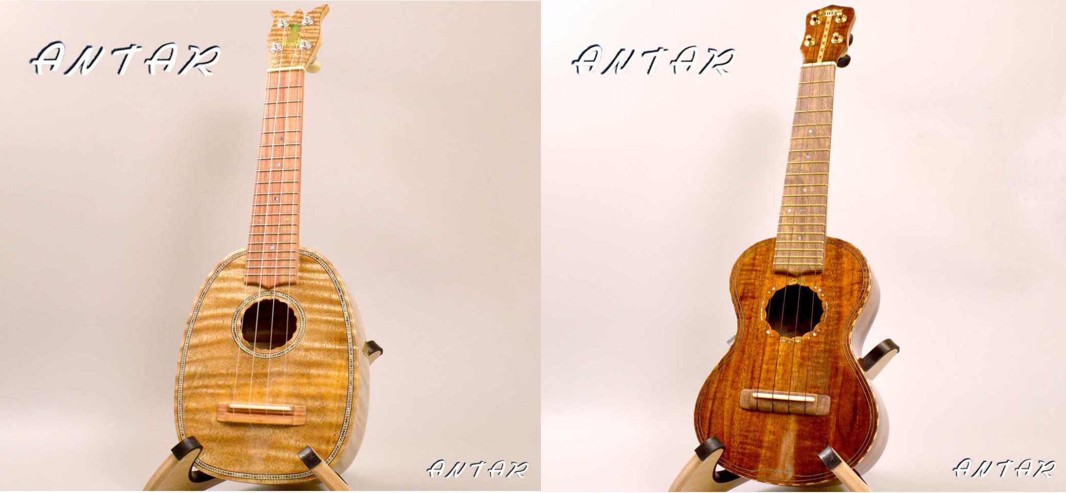 東京都立川市 ビルダー 青木 薫 氏によって製作されている『Antar (アンタール)』 今回より当店でお取り扱いさせていただくことになった『Antar (アンタール)』師走のウクレレ展2024へ足を運んだ際に一目惚れをし、買い付けをさせていただきました。 細工が細かく、とても美しいウクレレです。1 […]