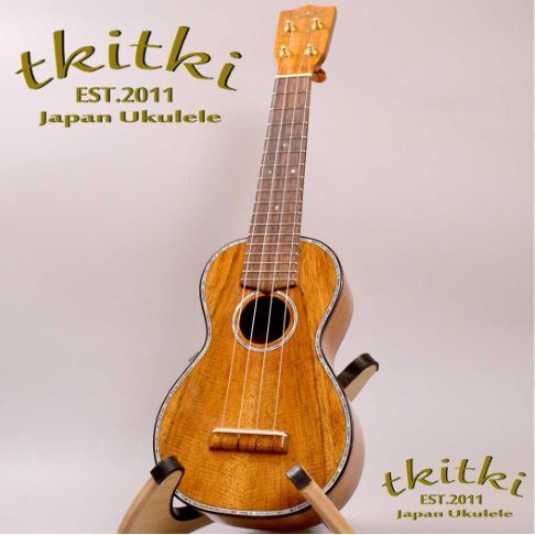 tkitki ukulele (ティキティキ・ウクレレ)HK-S5A/MS Selected #613【信州産／ソプラノウクレレ／B級特価品】