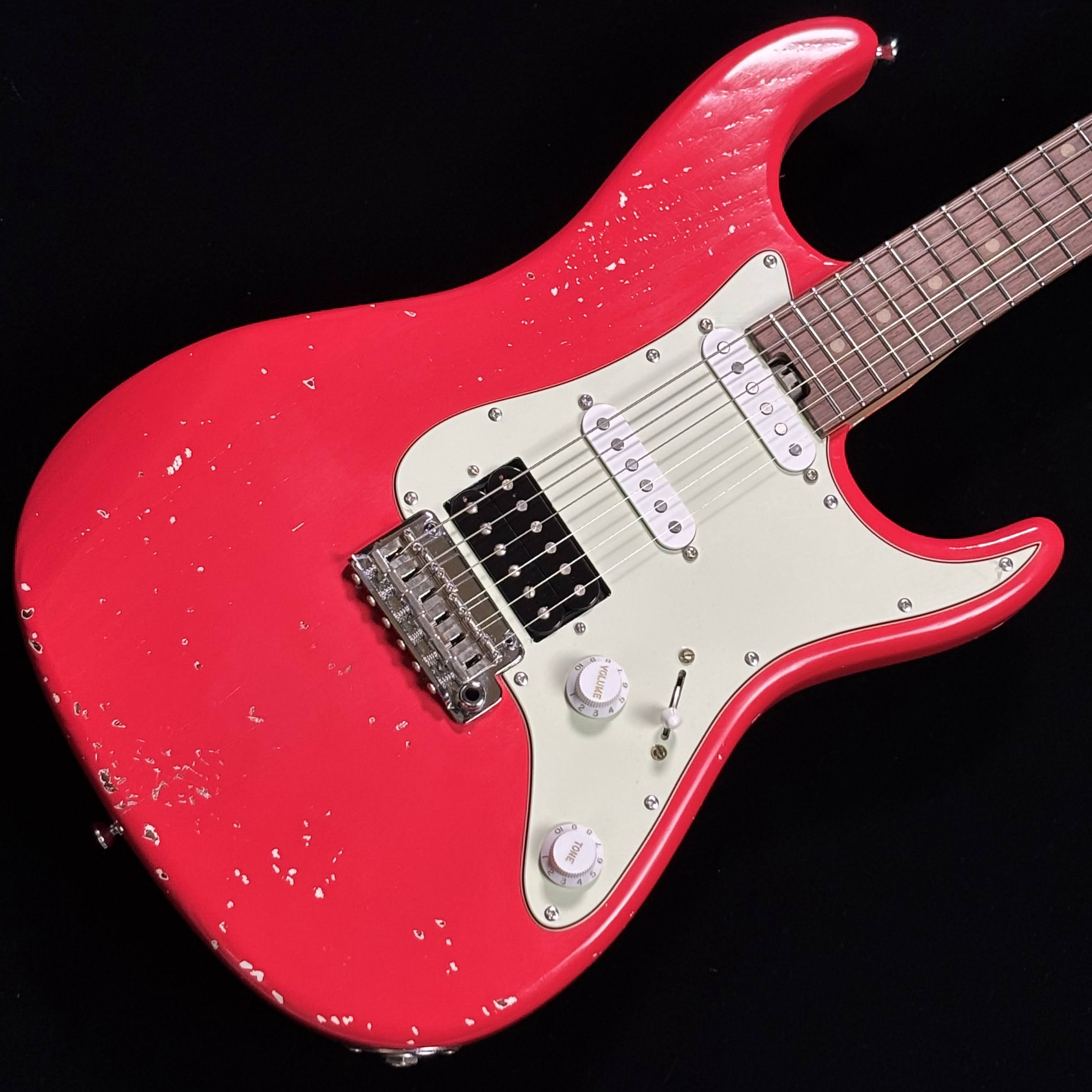 エレキギターInfinite Trad ST Fiesta Red on Olympic White