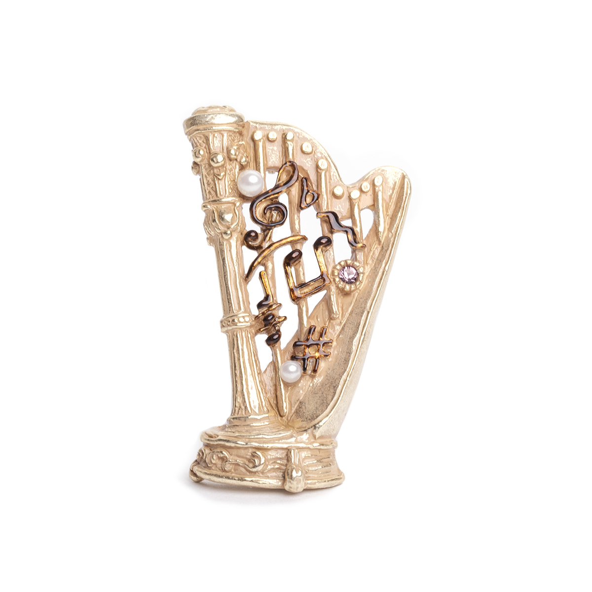 HOFMUSICAハルモニア・ハープ ブローチ