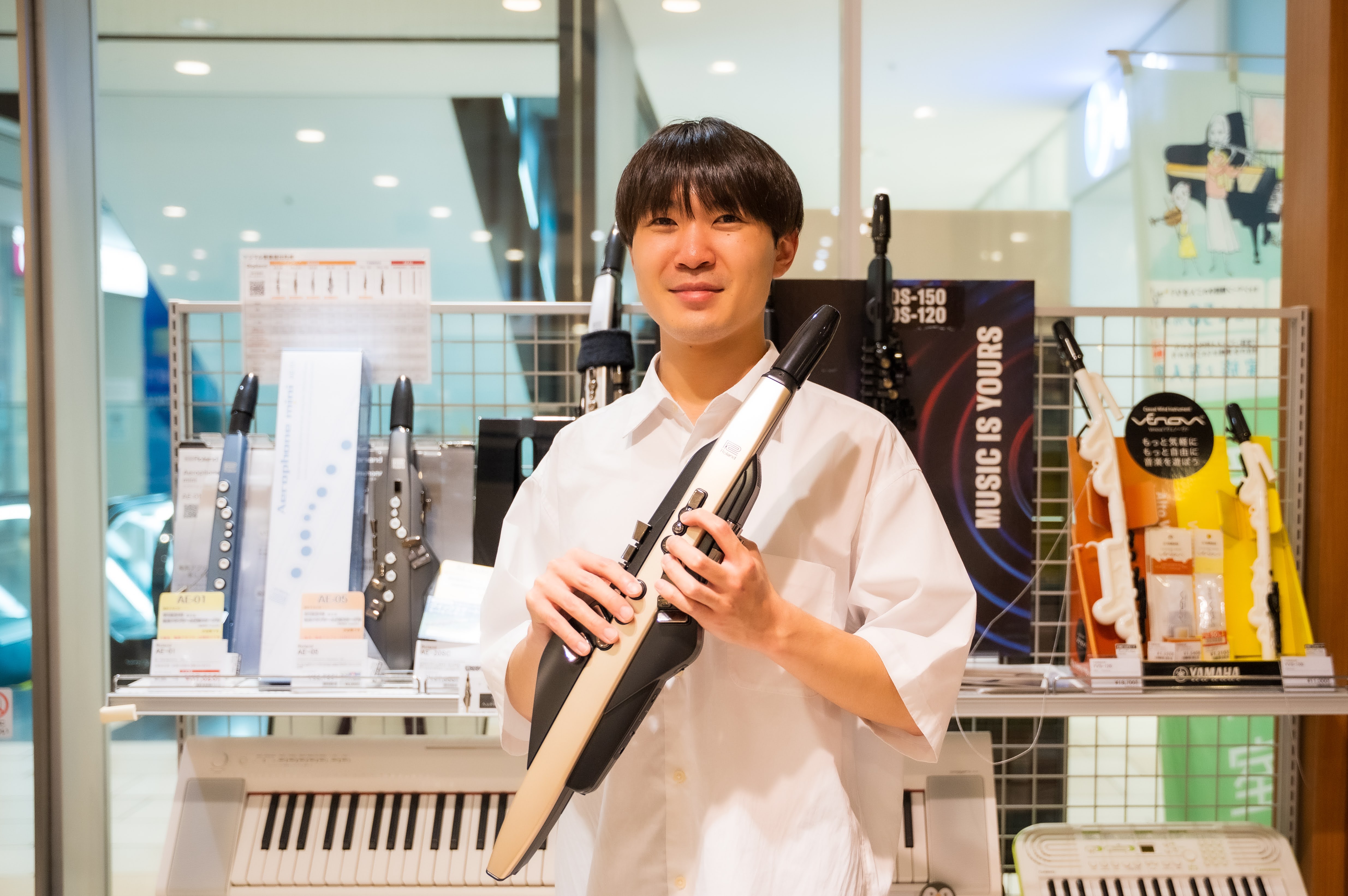 CONTENTS大人のデジタル管楽器教室「デジタル管楽器サロン」とは？インストラクター紹介コース・料金案内体験レッスンについてアクセス方法大人のデジタル管楽器教室「デジタル管楽器サロン」とは？ 高校生以上の方を対象とした大人のためのデジタル管楽器教室です。当店は南大沢駅より徒歩1分の商業施設「フレン [&hellip;]