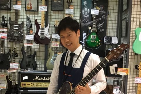 スタッフ写真 エレキギター アンプ エフェクター 清水