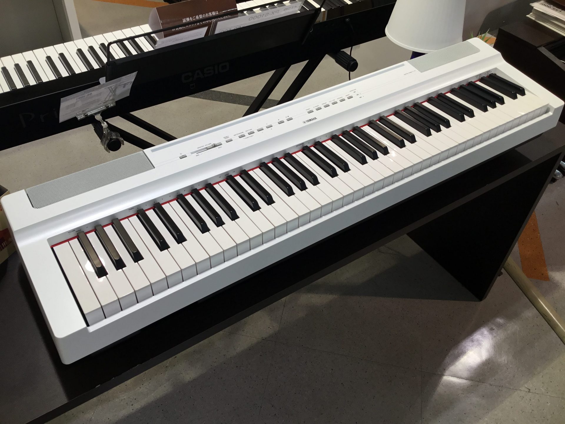 電子ピアノ｜YAMAHA P-121展示開始しました｜島村楽器 水戸マイム店