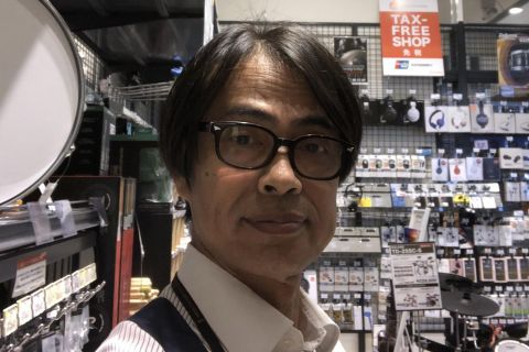 スタッフ写真 ドラム&パーカッション 佐藤