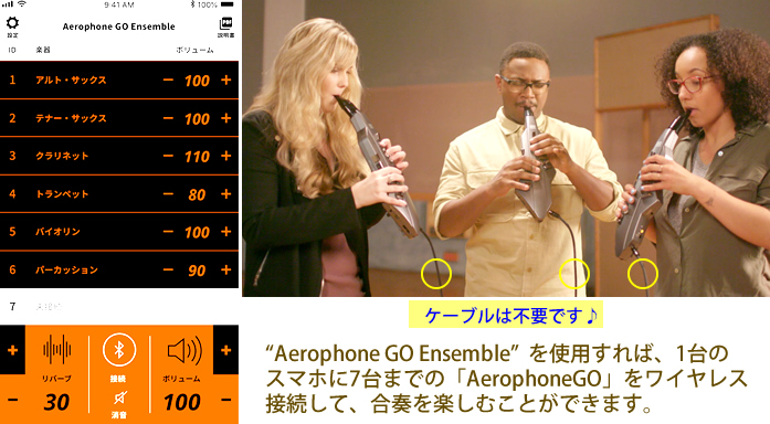 Aerophone GO Ensemble で合奏を楽しみましょう♪