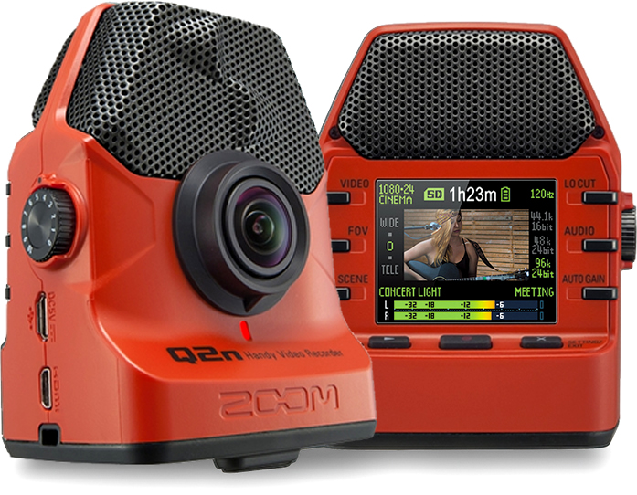 「ZOOM Q2n/R」（レッド）税込み19,800円 限定モデルです。