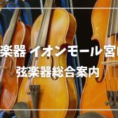 【弦楽器総合案内】宮崎でバイオリンを始めるなら島村楽器イオンモール宮崎店へご相談ください♪　展示ラインナップ一覧／修理メンテナンスも承ります
