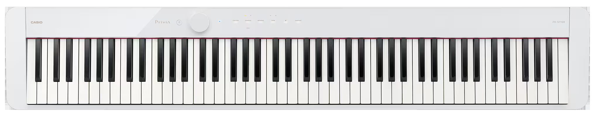 スリムでどんな空間にもフィットする こだわりのデザインCASIO / PX-S1100(WE)