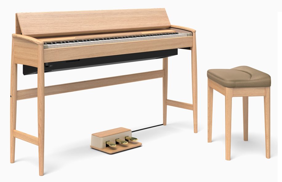 Roland & Karimoku Made in Japan インテリアに溶け込む 新しいピアノの形Roland / KF-10(KO)