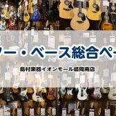 🎸【ギター・ベース総合案内】初めての1本から至高のモデルまで徹底サポート！イオンモール盛岡南店で最高の音楽生活をスタートしよう！