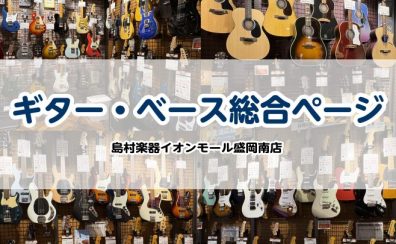 🎸【ギター・ベース総合案内】初めての1本から至高のモデルまで徹底サポート!イオンモール盛岡南店で最高の音楽生活をスタートしよう!