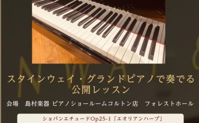 1/24(土)11:30ピアノ公開レッスン