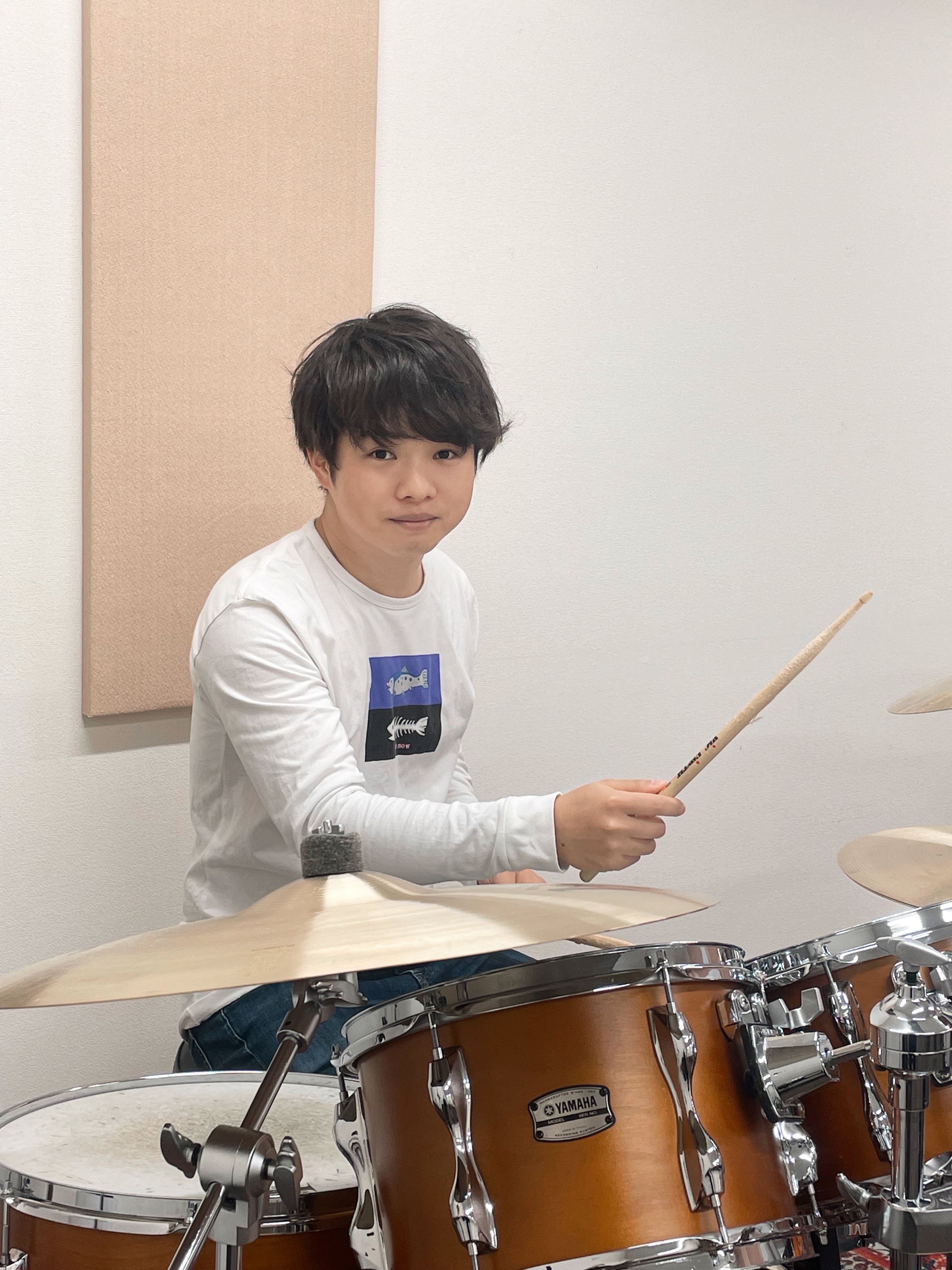 ドラム科講師 山田先生