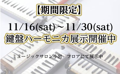 【スズキ・メロディオン】期間限定！鍵盤ハーモニカの展示開催中