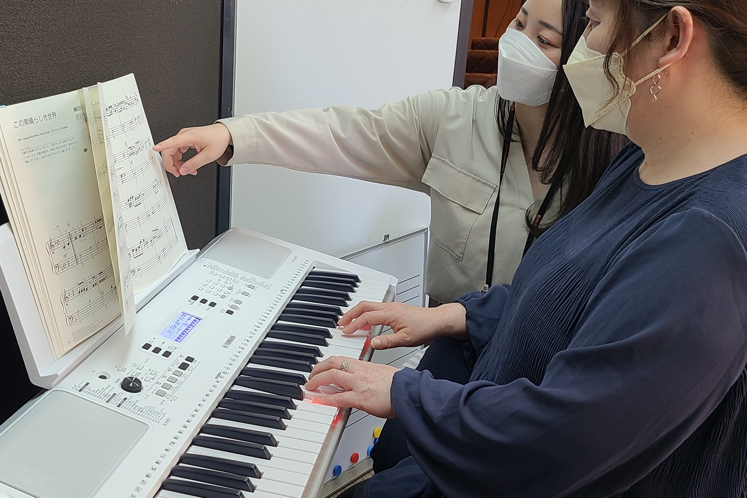 大人のためのキーボードサロン開講!
