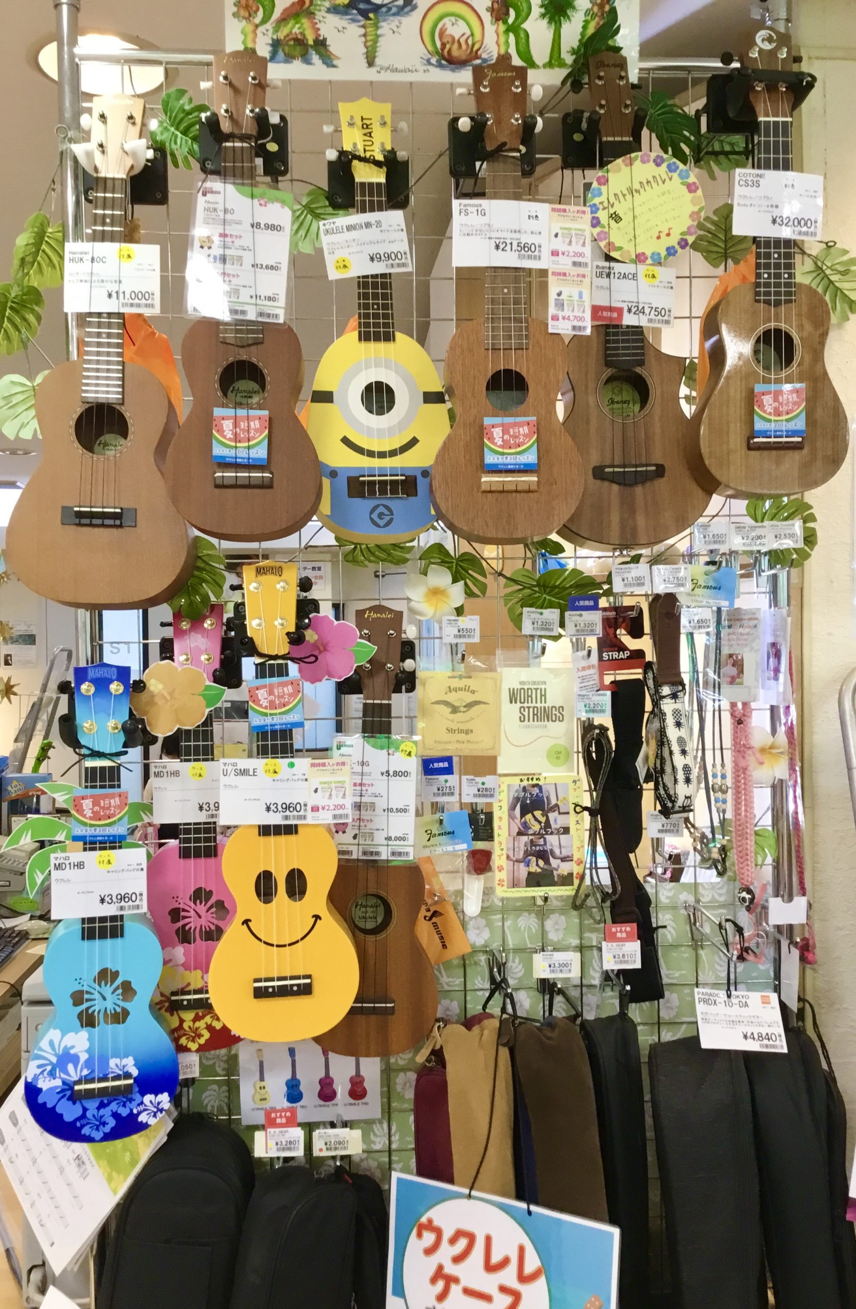 当店にあるウクレレと関連商品のご紹介（弾き比べ動画あり）｜島村楽器