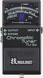 BOSSTU-3W Chromatic Tuner