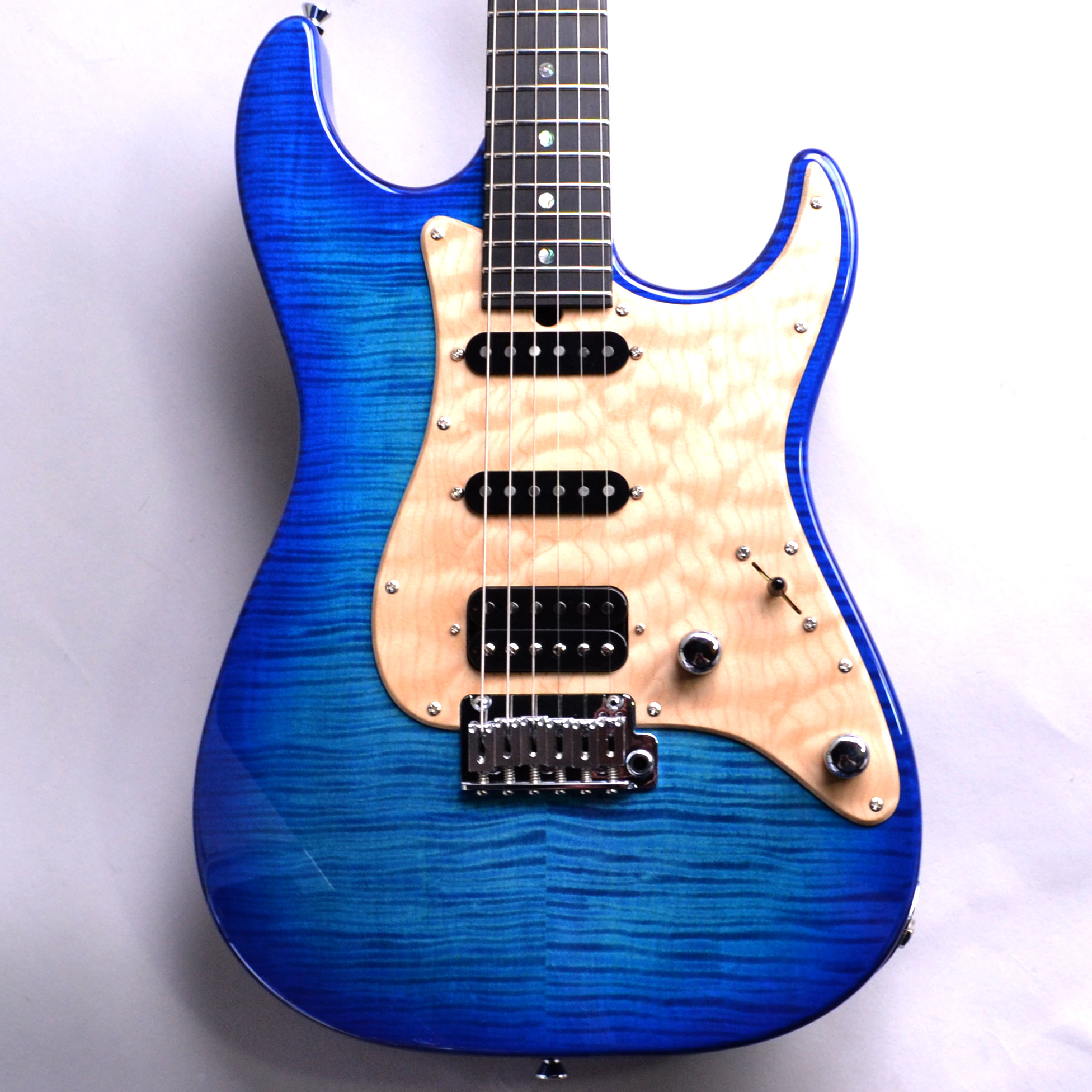 T's Guitars DST-22,Flame Quiltmaple PG(Tranceblue)