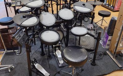【店頭電子ドラム追加！！】静音性を追求した電子ドラムV-Drums Quiet Design「VQD106」が試奏できます！！