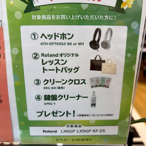 ヘッドホン(8,800円)、お手入れ用品とトートバックをプレゼント！<br />
