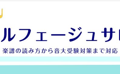 【ソルフェージュ・音楽教室/長久手】楽譜の読み方から音大受験対策までサポートいたします♪