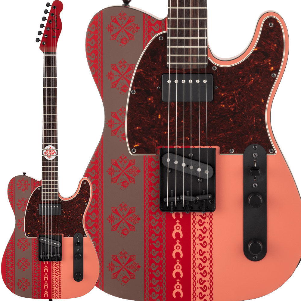 【完全受注生産】【モンスターハンター】【2025年3月以降お届け】【ご注文後キャンセル不可】Fender Monster Hunter Rathalos Telecaster Rosewood Fingerboard Rathalos Red