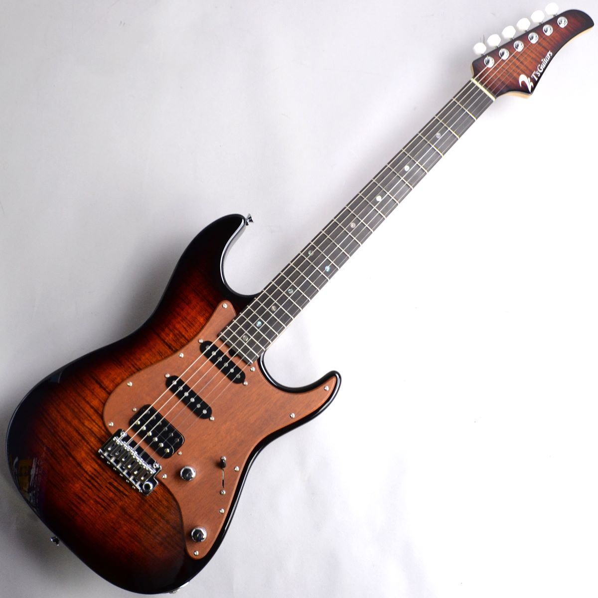 T's GuitarsDST-22,Flame Quilt PG TigerEyeBurst