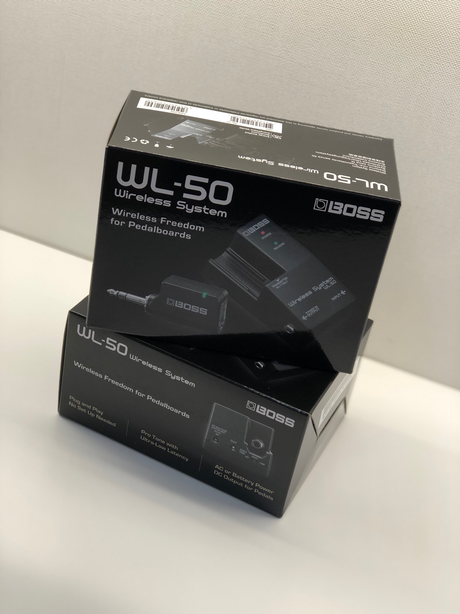 BOSS WL-50 ペダルボードに組み込めるギターワイヤレス再入荷！