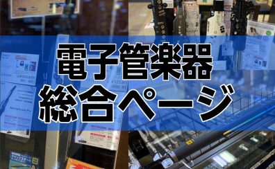 【電子管楽器総合ページ】憧れの演奏をリコーダー感覚で！電子管楽器のご紹介！