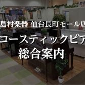 【アコースティックピアノ総合】ピアノ選びなら島村楽器 仙台長町モール店へ！