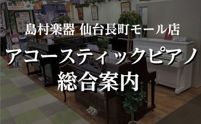 【アコースティックピアノ総合】ピアノ選びなら島村楽器 仙台長町モール店へ！