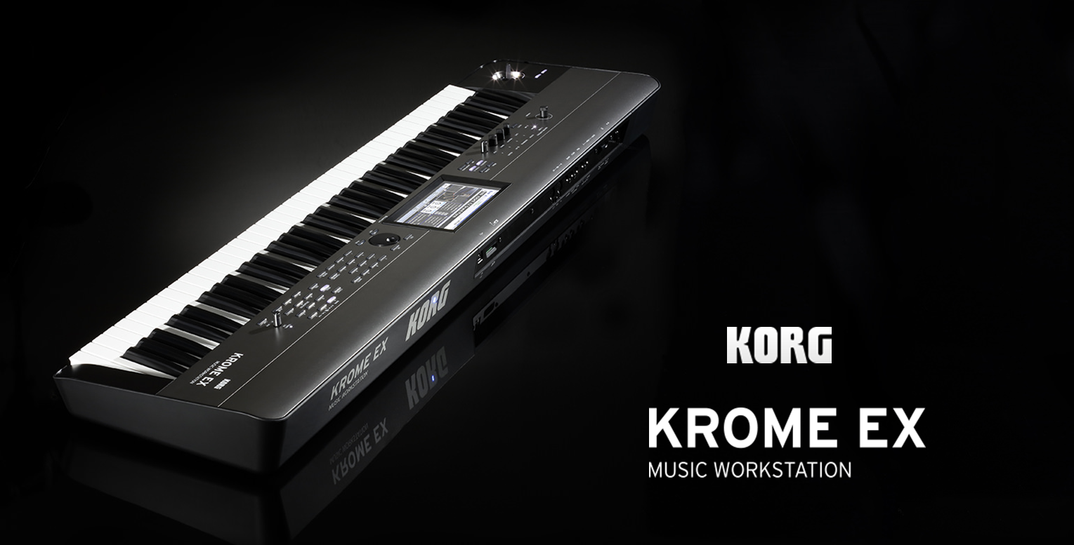 【シンセサイザー】KORG KROME EX 88展示開始！