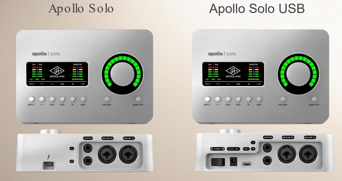 【DTMオーディオインターフェース】Universal Audio 新製品「Apollo Solo」「ApolloSolo USB」入荷しました！