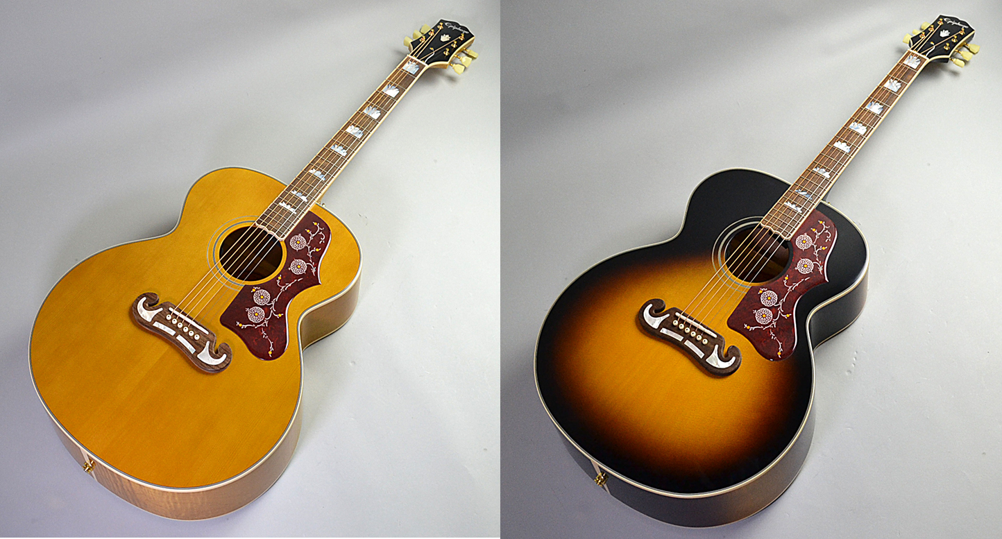 【アコギ新入荷情報】Epiphone Masterbilt J-200がドドーンと2本入荷しました！