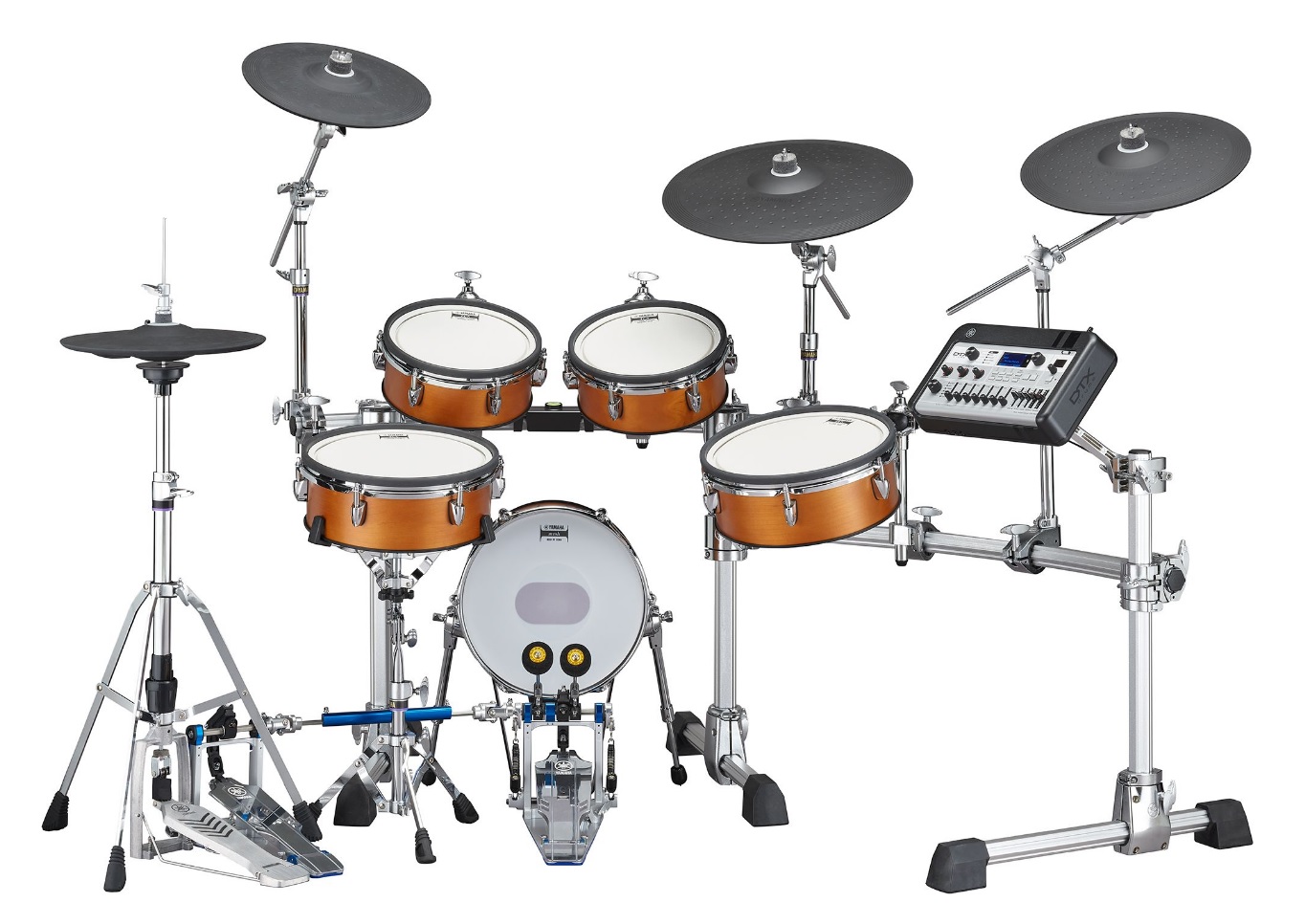 こんにちは!ドラム担当小林です!YAMAHA 電子ドラムのフラッグシップモデル『DTX10K-X REAL WOOD』が入荷しました!長野県内では長野店が唯一の展示店舗です。是非店頭でお試しください! 商品画像
